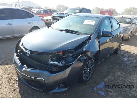 2015 Toyota Corolla S Plus из США, поврежденный, VIN 2T1BURHE6FC454298